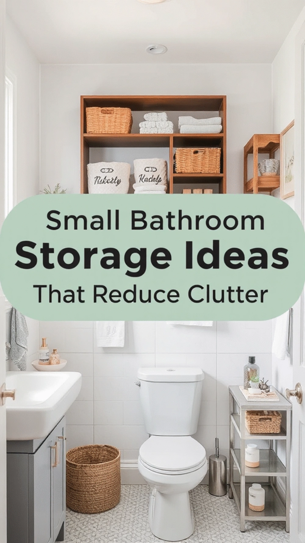 Small Bathroom Storage Ideas That Reduce Clutter
