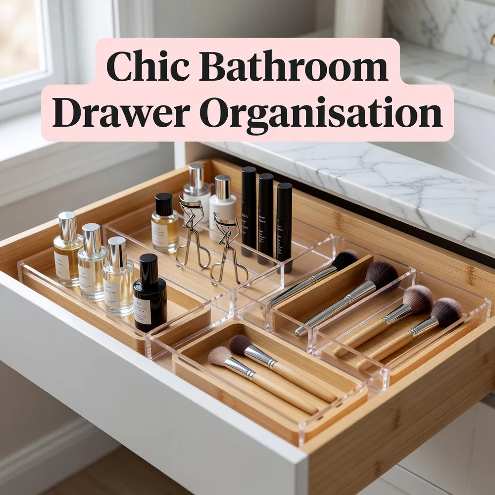 Chic Bathroom Drawer Organisation for a Clutter-Free Vanity
