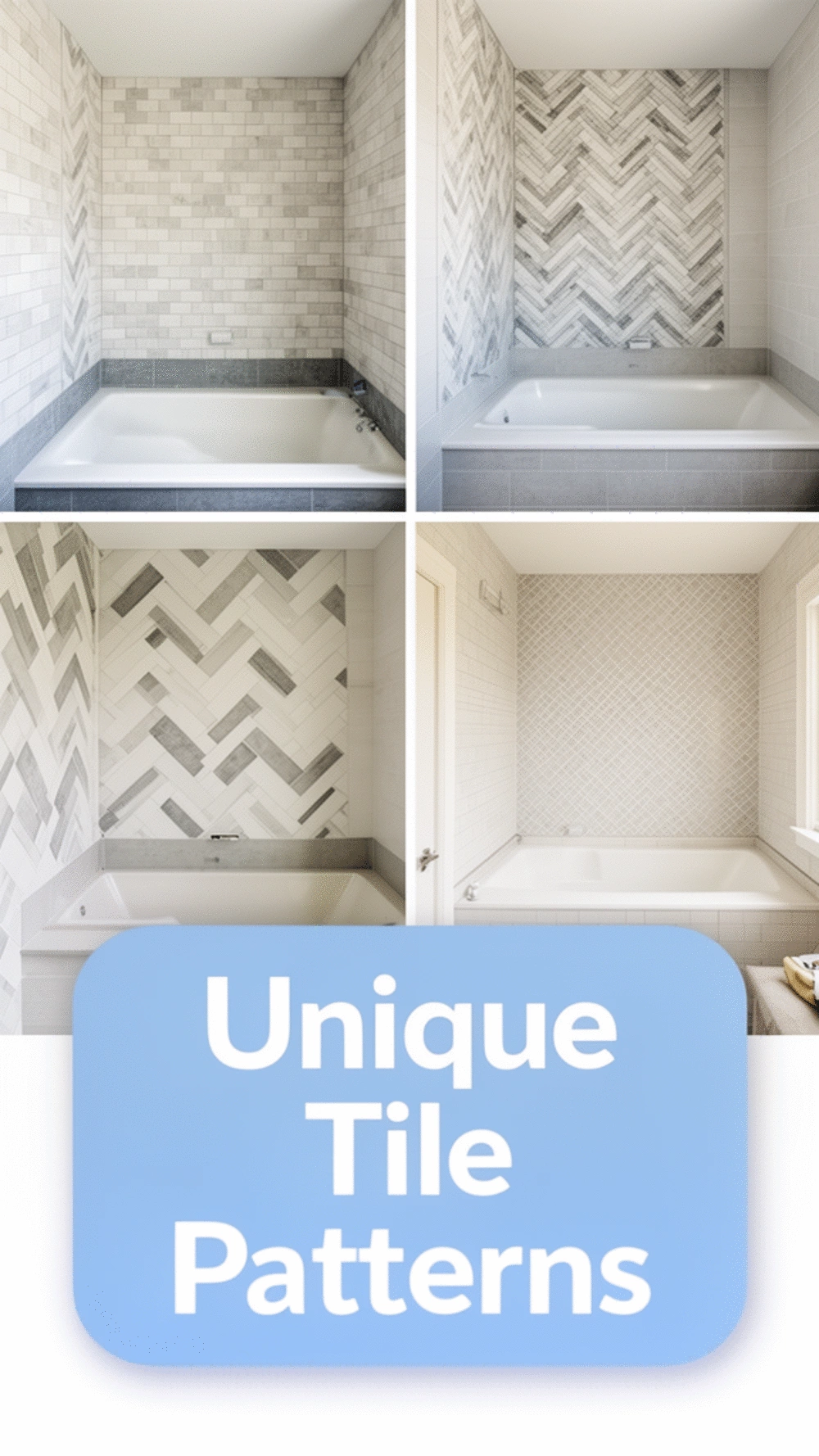 The Bathtub Surround Tile Pattern Trick That Makes an Alcove Tub Feel Designed