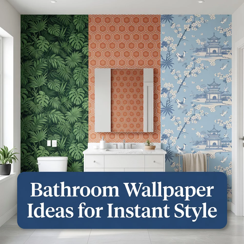Bathroom Wallpaper Ideas for Instant Style