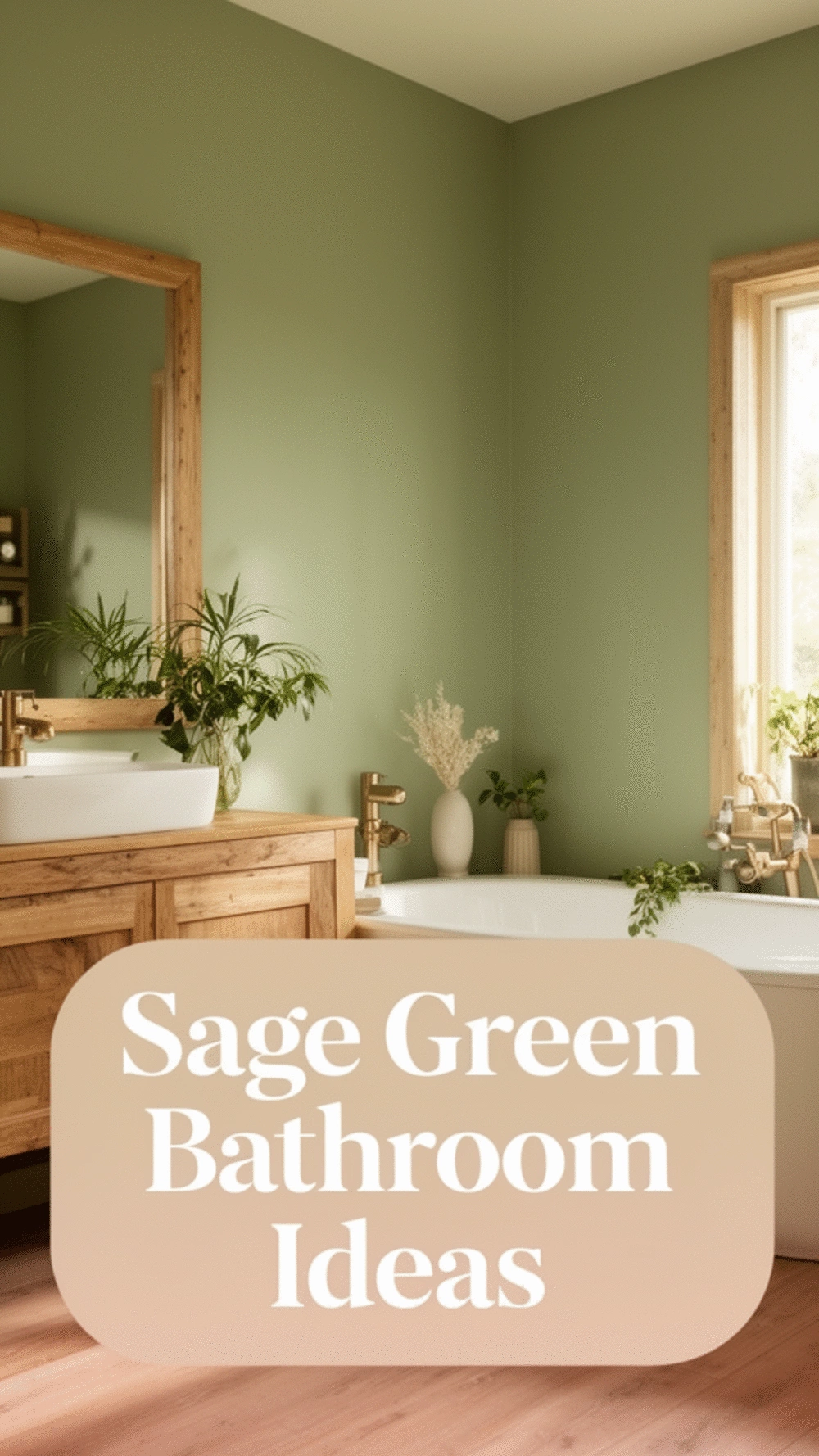 Bathroom Sage Green Wall Paint That Feels Calm and Naturally Earthy