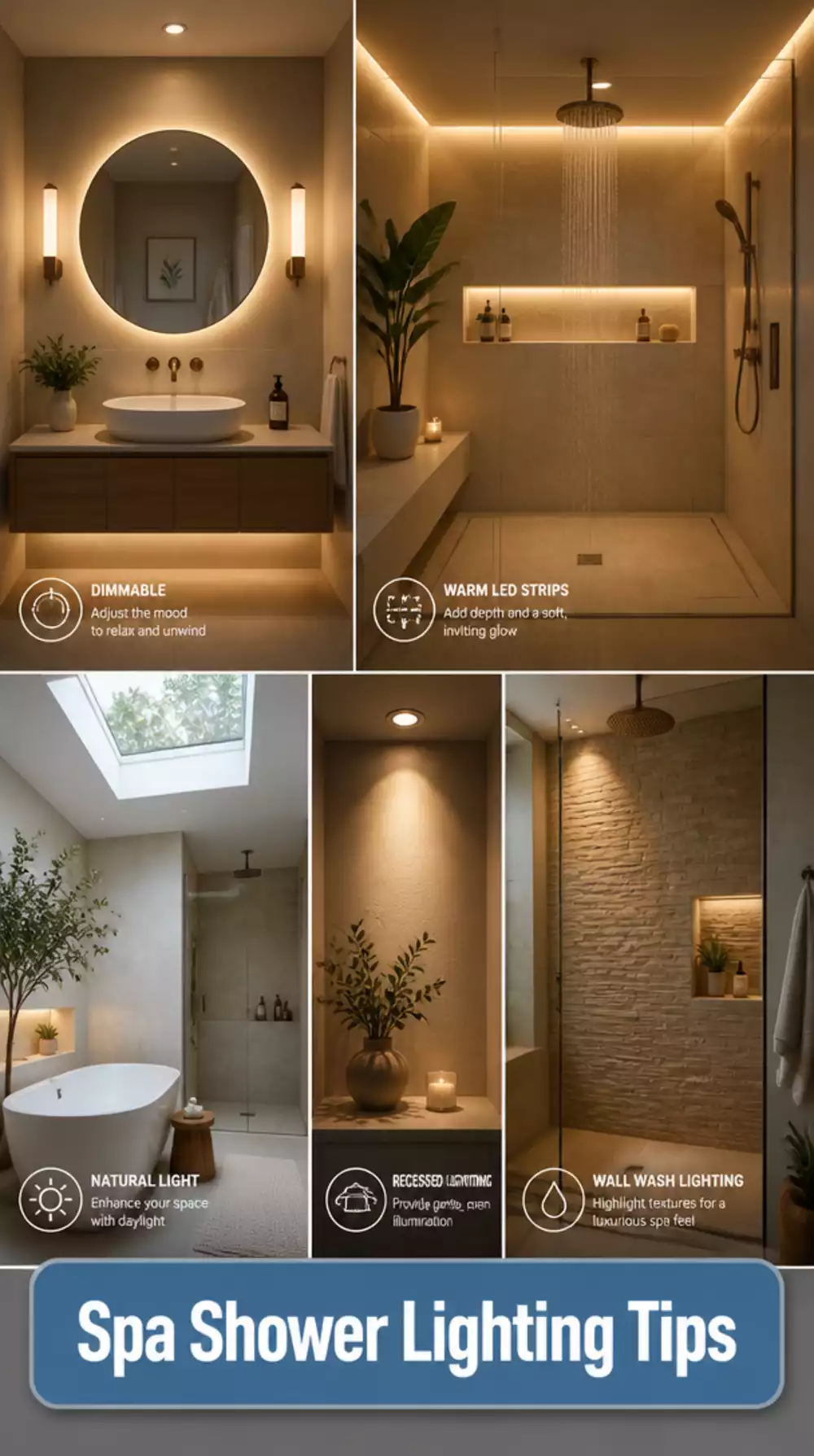The Bathroom Shower Lighting Trick That Makes a Wet Room Feel Like a Spa