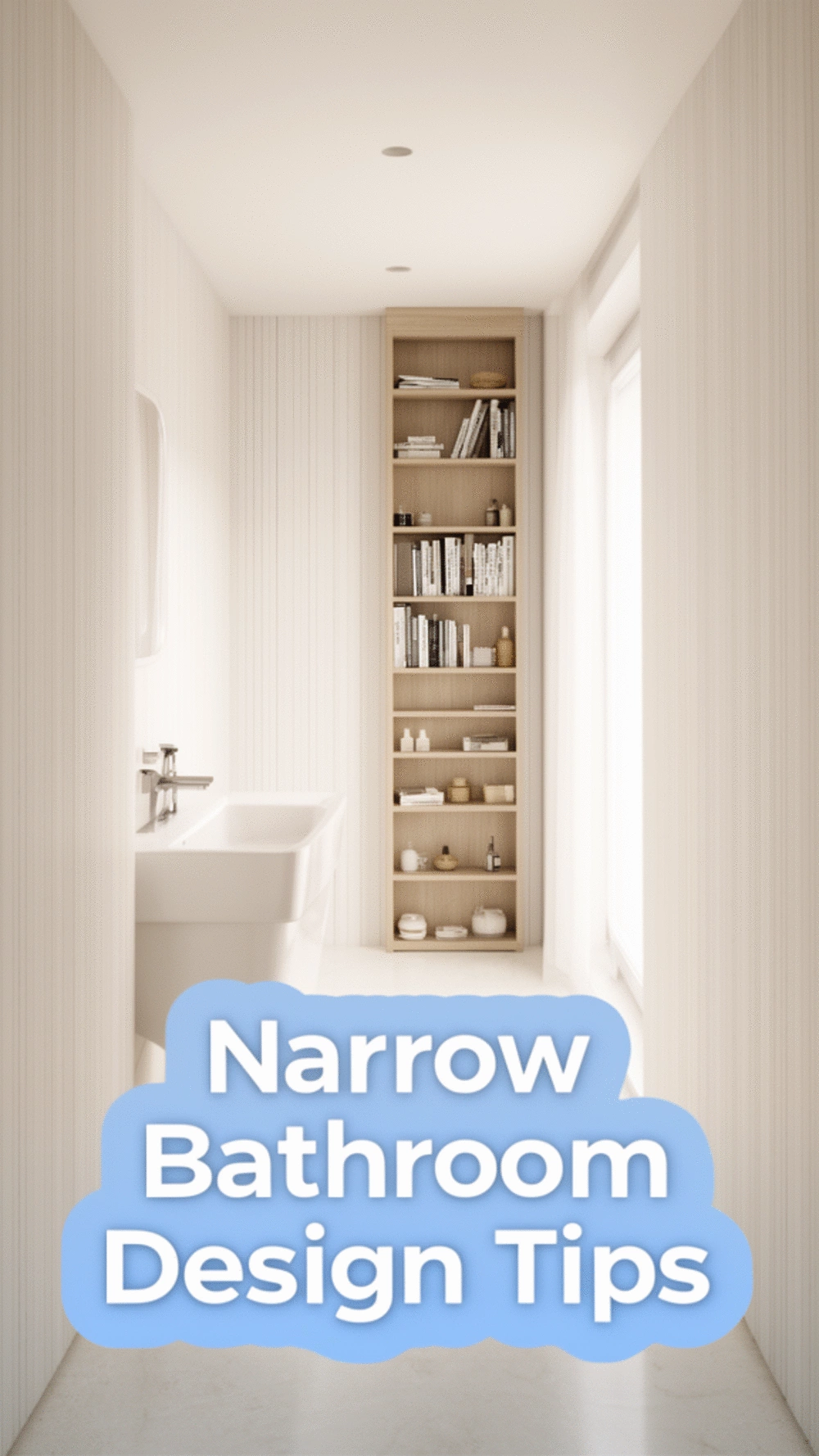 The Bathroom Layout Trick That Makes a Narrow Rectangular Room Feel Less Tight