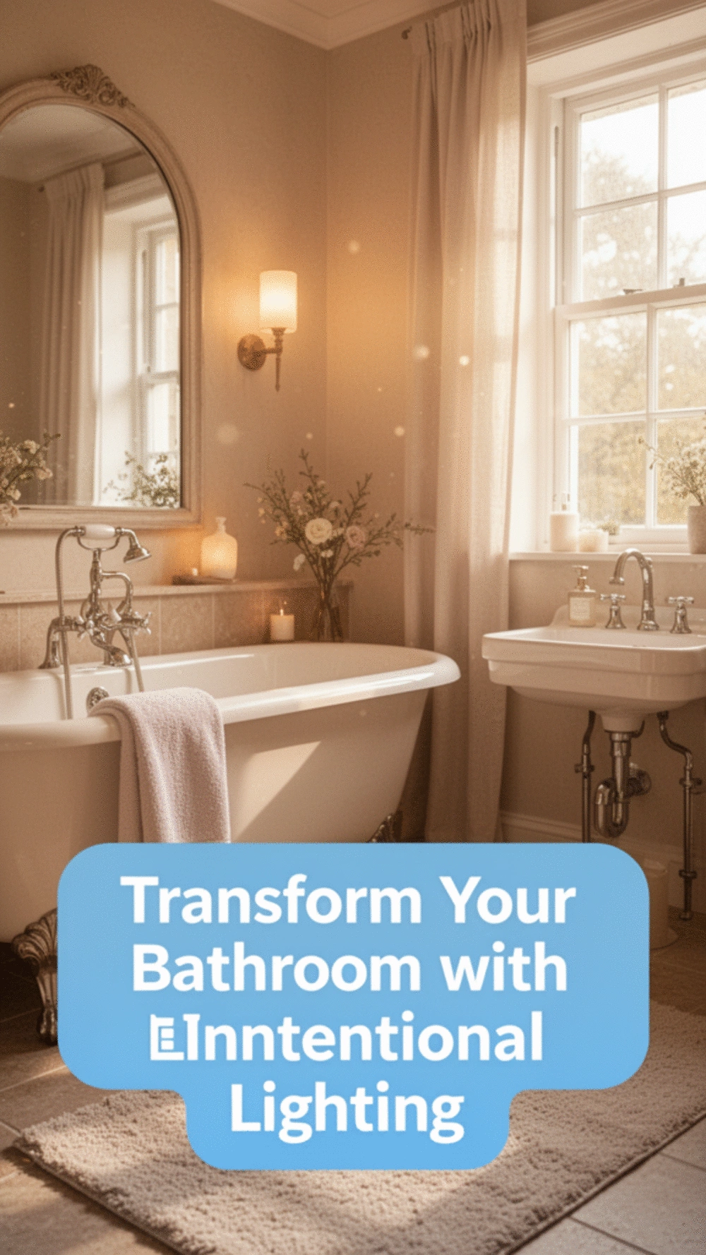 Create a Tranquil Bathroom Ambiance with Intentional Lighting