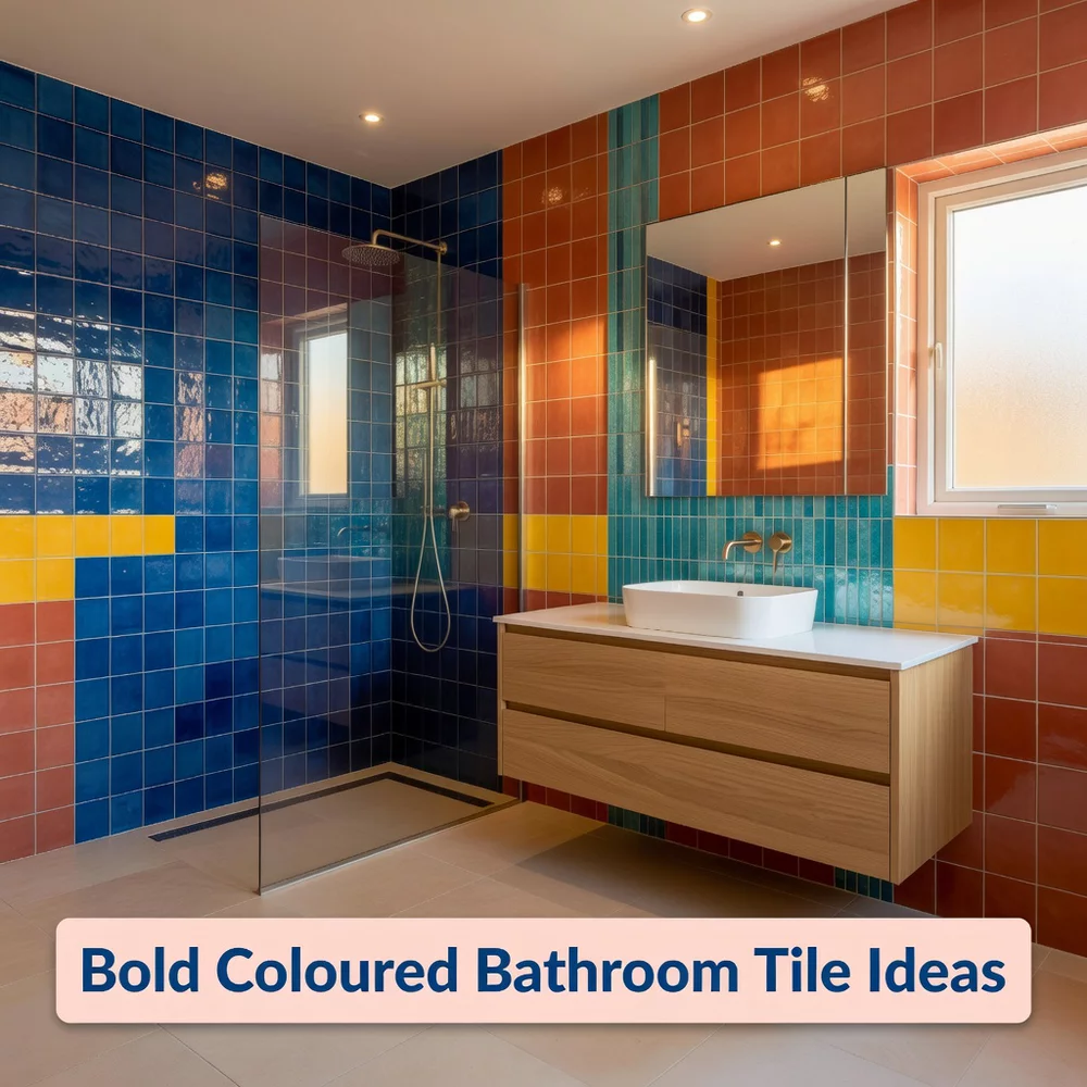 Bold Coloured Bathroom Tile Ideas for a Stylish Space