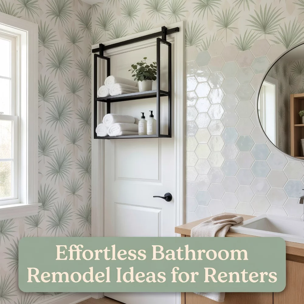 Effortless Bathroom Remodel Ideas for Renters