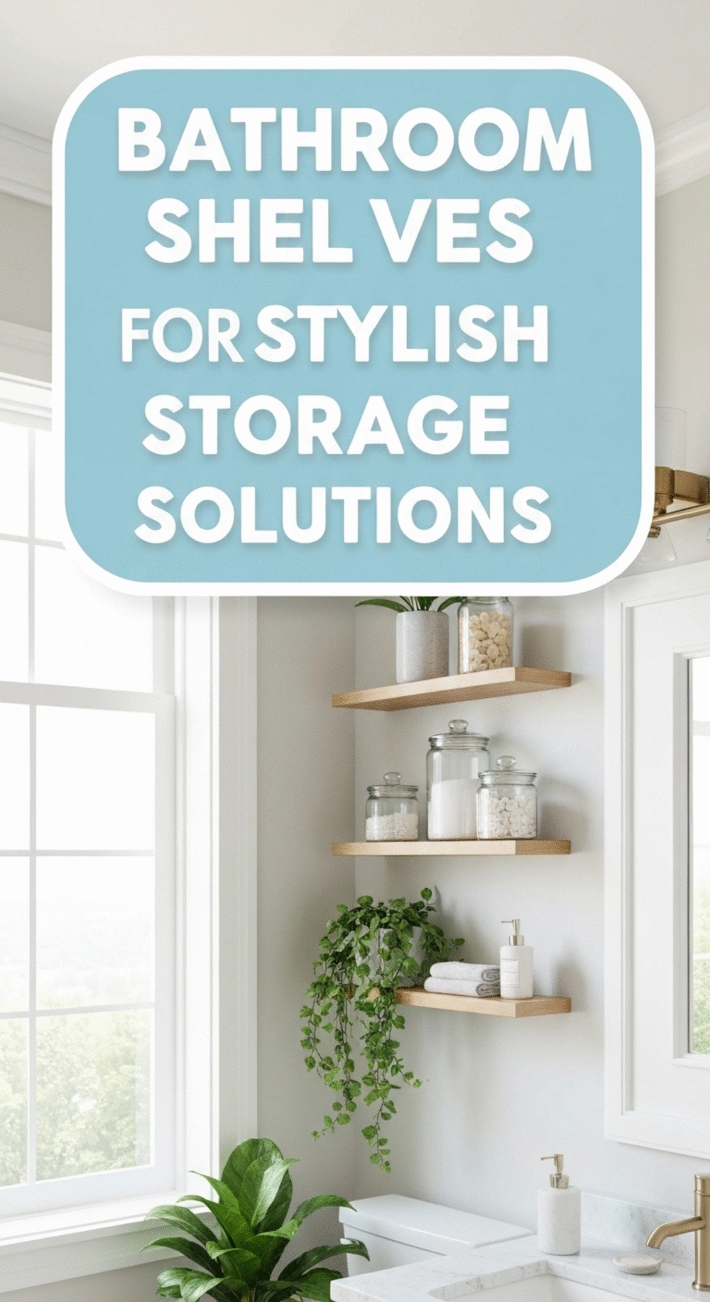 Bathroom Shelves for Stylish Storage Solutions