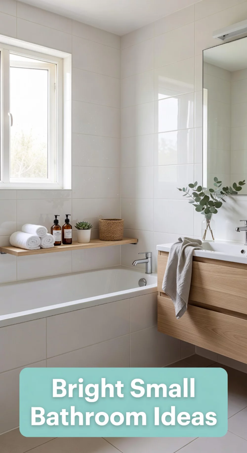 Bright Small Bathroom Ideas for Renter-Friendly Spaces