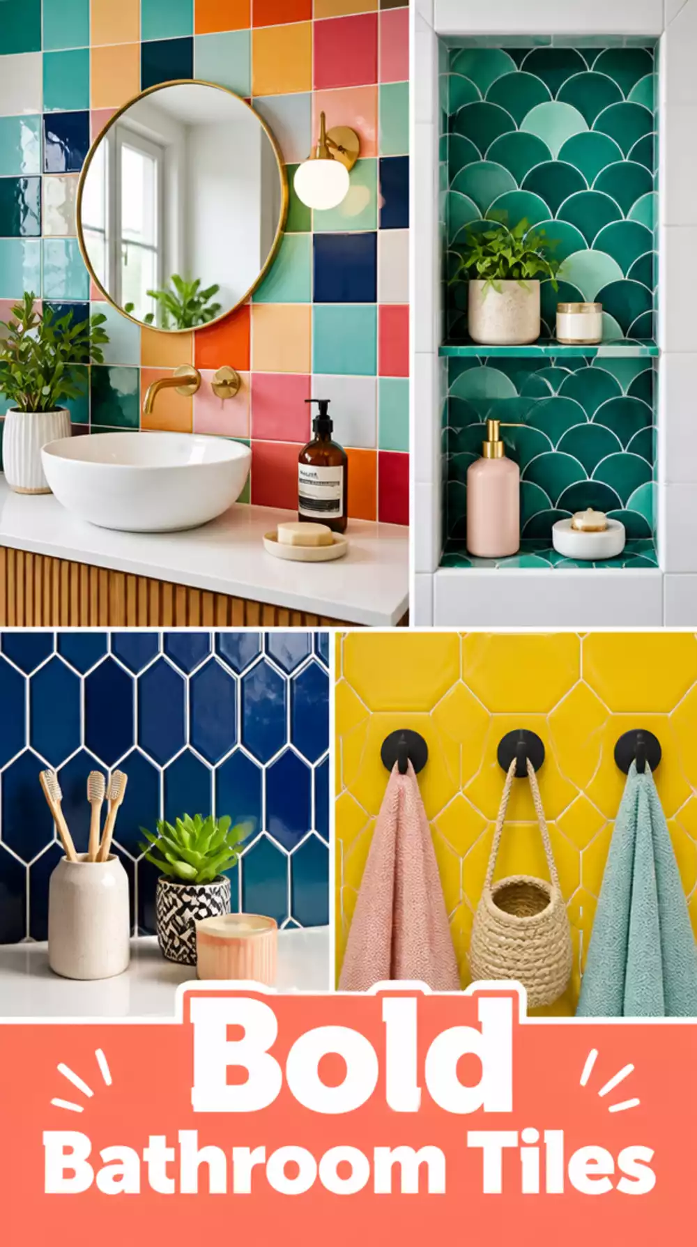 The Bold Bathroom Tile Colour Trick That Works Even in a Rented Apartment