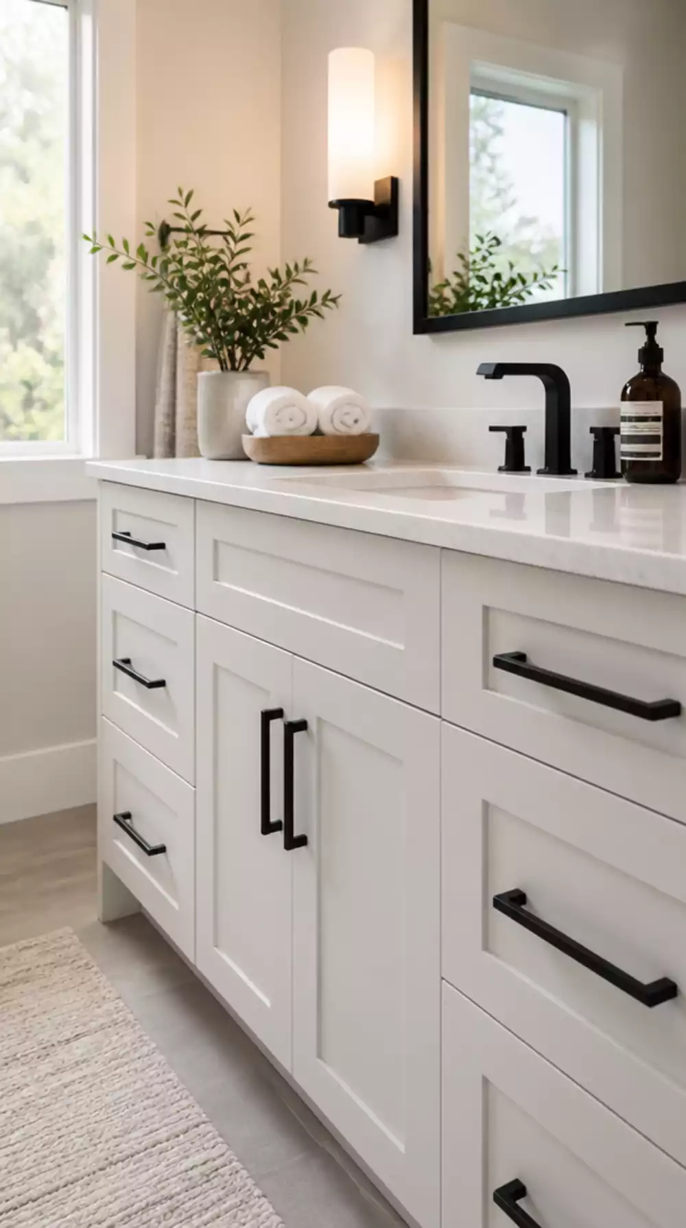 Bathroom Cabinet Door Hardware Swap That Changes the Whole Vanity Look