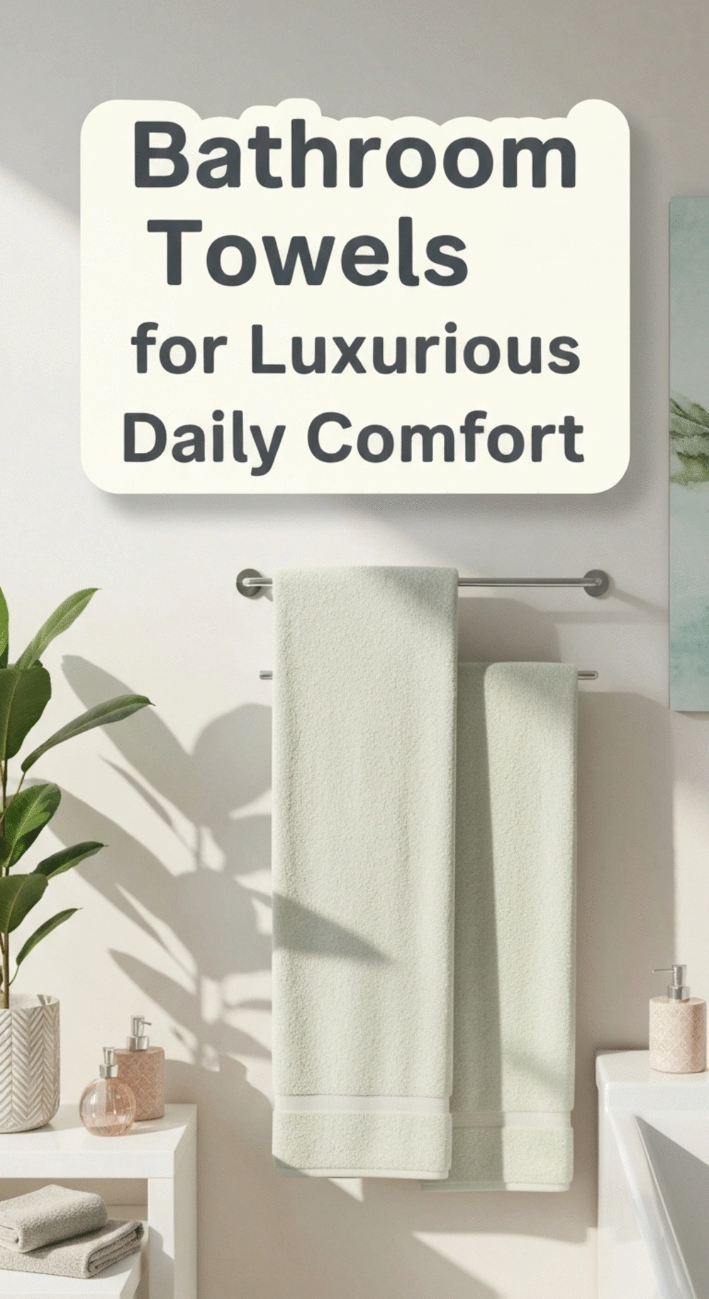 Bathroom Towels for Luxurious Daily Comfort