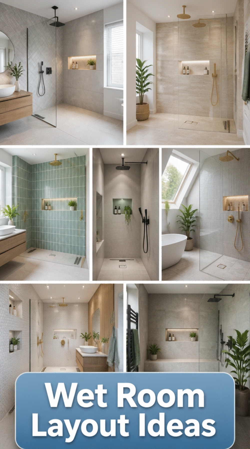 Why a Wet Room Layout Is the Best Walk-In Solution for Very Small Bathrooms