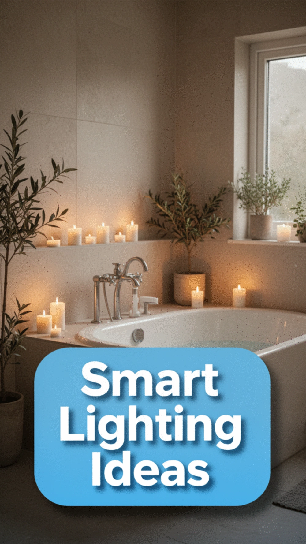 Smart Lighting Solutions: Easy Ideas for a Calming Bathroom Environment