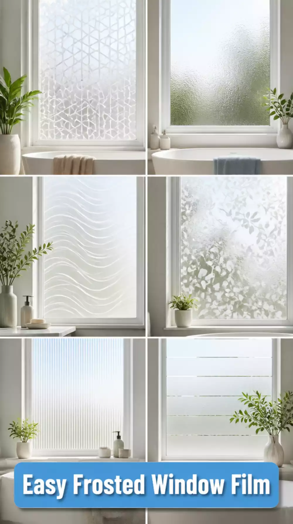 The Bathroom Frosted Spray Window Film Trick for Renters Who Cannot Install Blinds