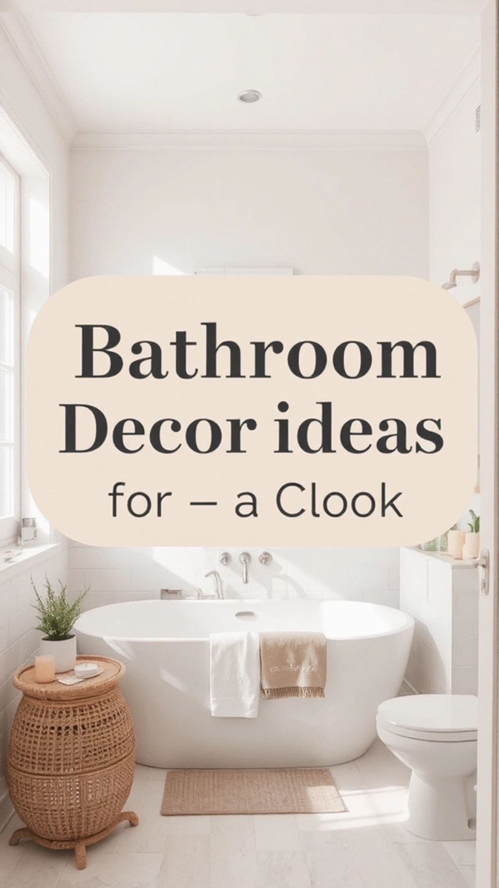 Simple Bathroom Decor Ideas for a Clean Calm Look