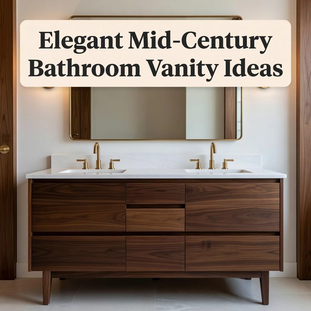 Elegant Mid-Century Bathroom Vanity Ideas for Style