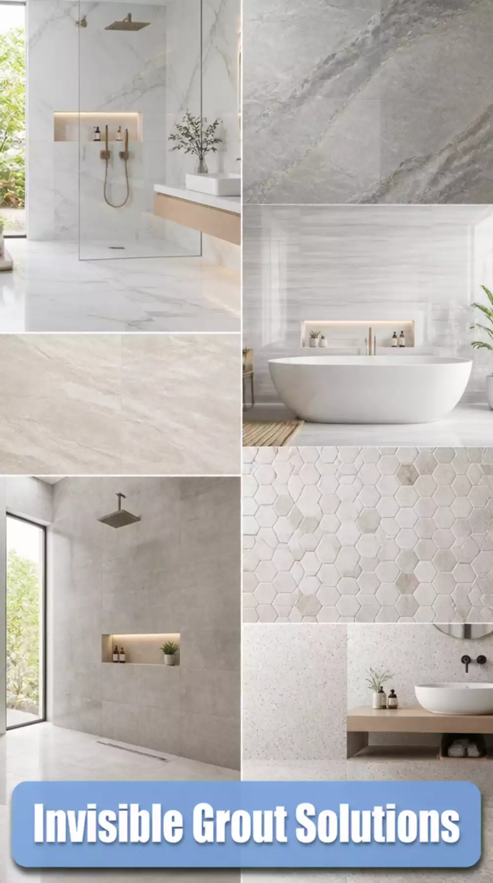 The Luxury Bathroom Tile Grout Trick That Makes Every Joint Look Invisible