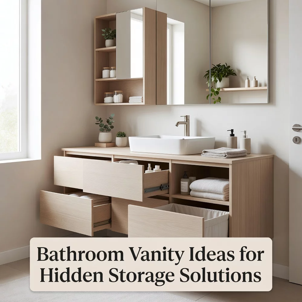 Bathroom Vanity Ideas for Hidden Storage Solutions