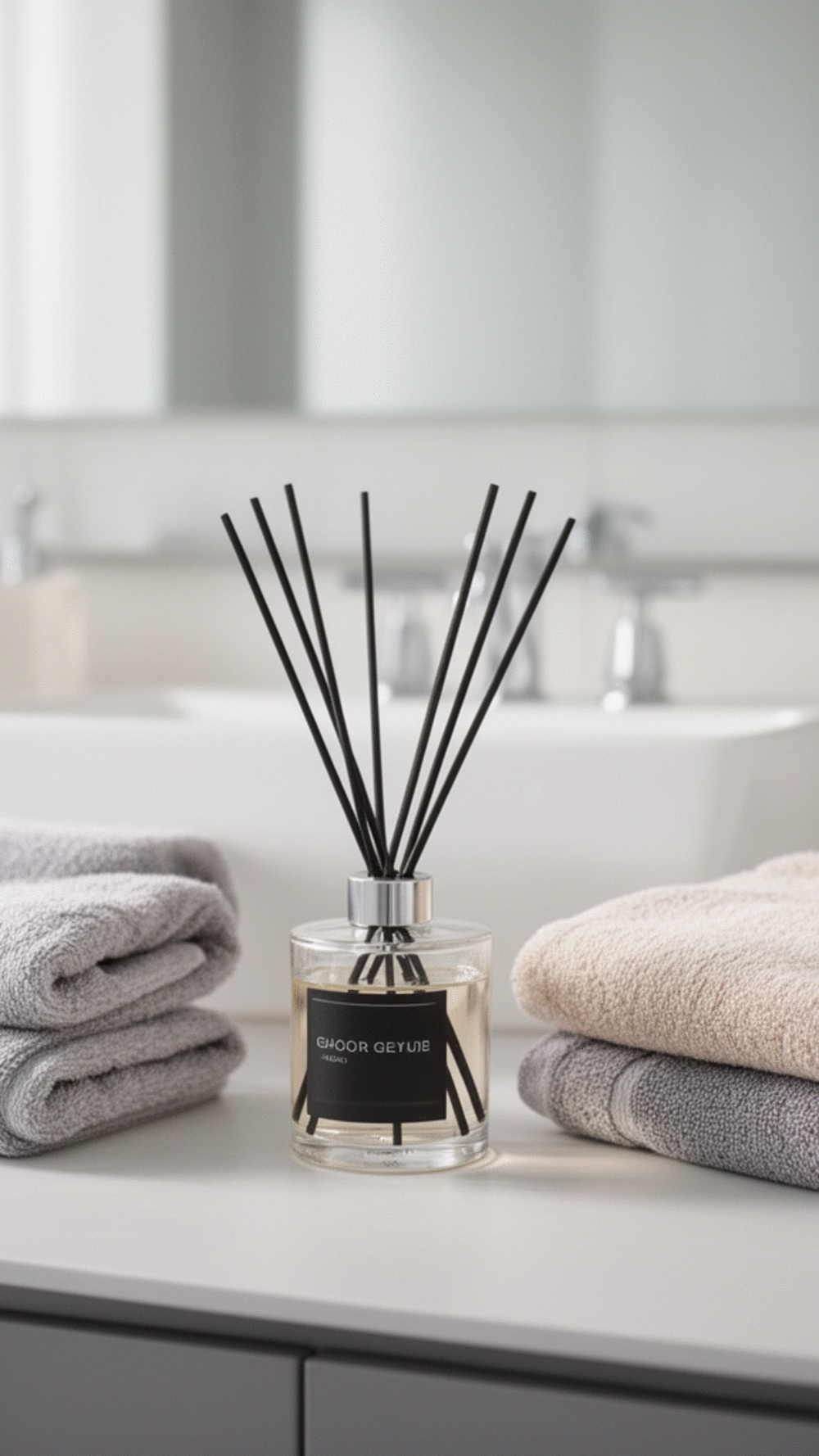 Bathroom Small Scented Diffuser That Greets Guests with a Calm, Clean Fragrance