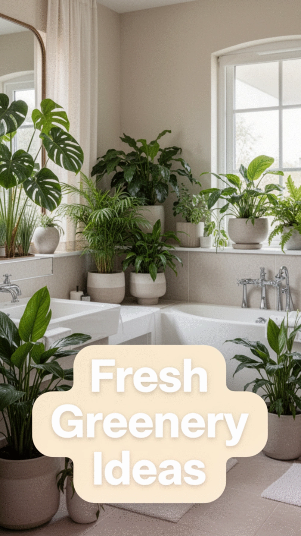 Incorporate Greenery for a Fresh Feel: Easy Tips for a Tranquil Bathroom Space
