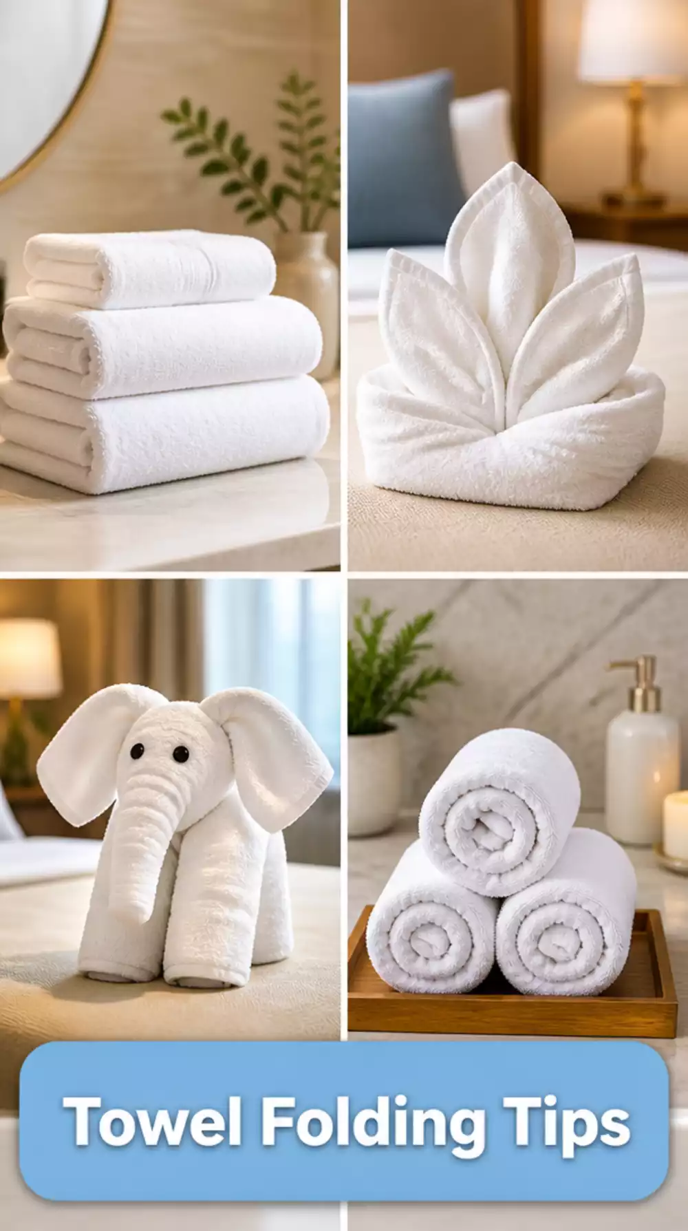 The Bathroom Towel Folding Trick That Makes a Cheap Towel Look High-End