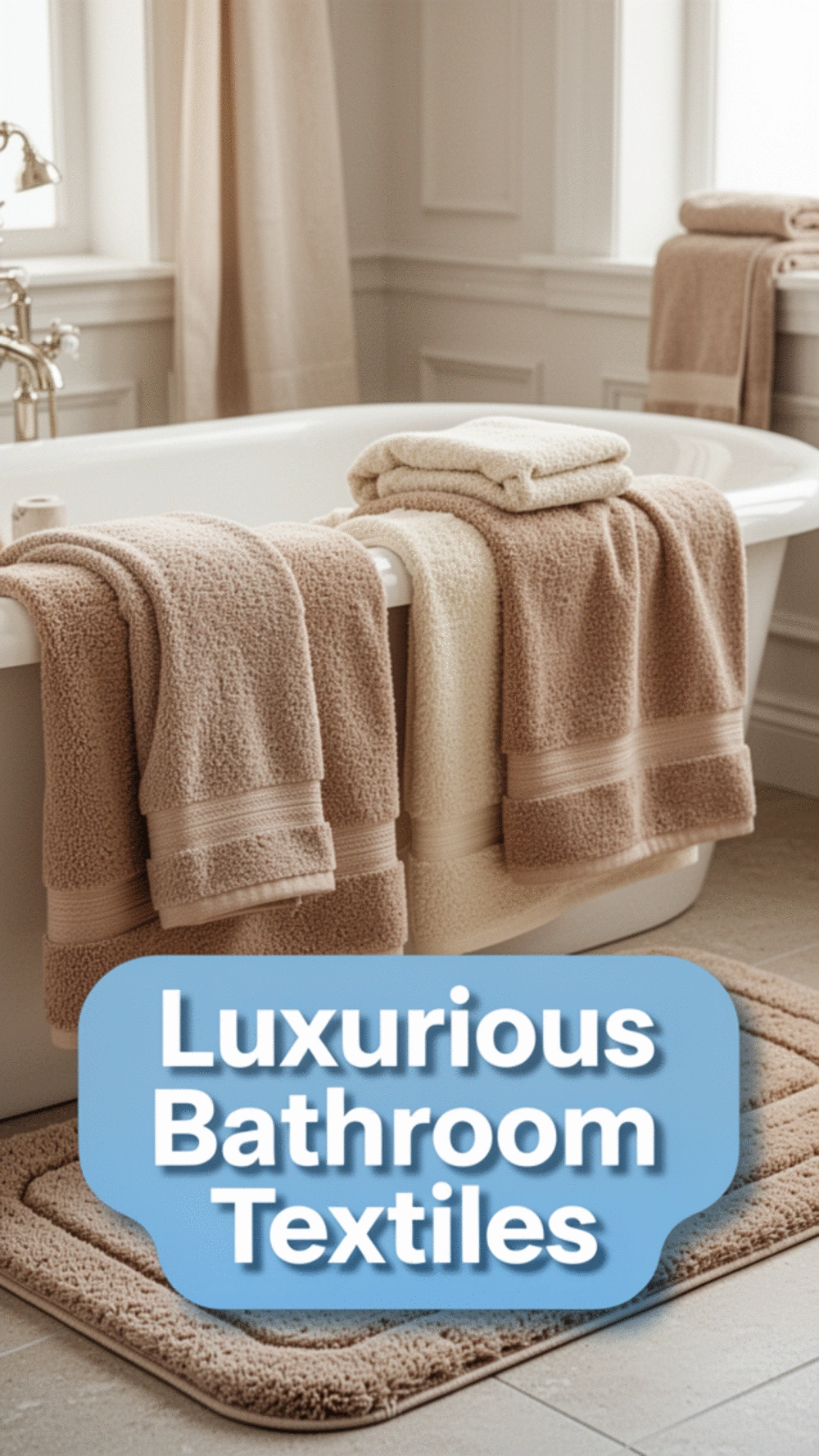 Transform Your Bathroom with Luxurious Textiles for Ultimate Comfort