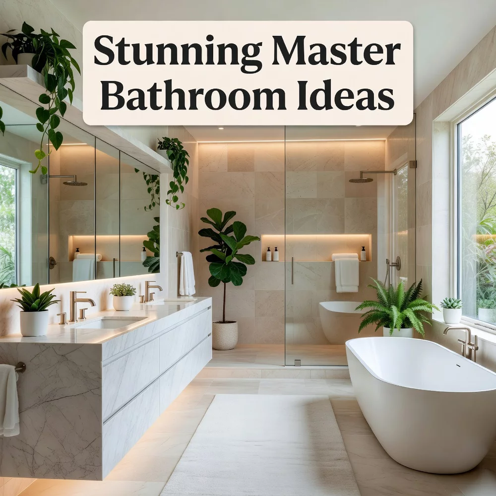 Stunning Master Bathroom Ideas for Spa-Like Comfort