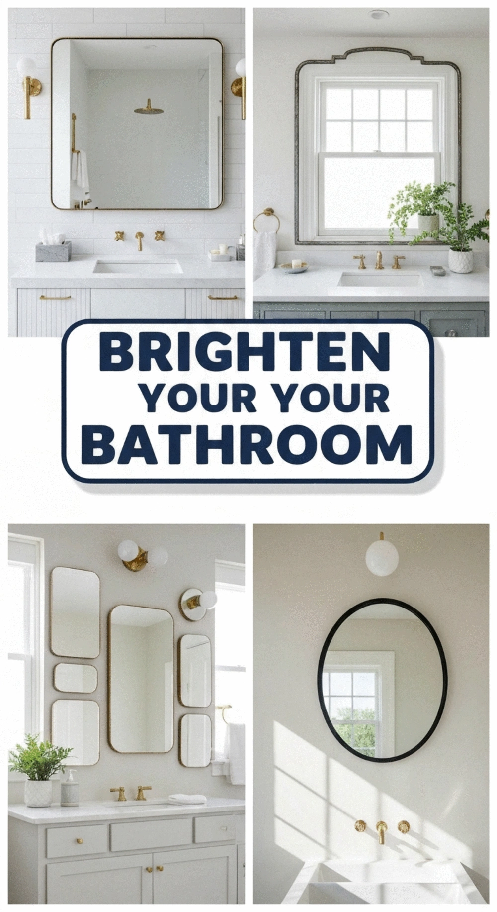 How to Use Mirrors to Expand and Brighten Your Bathroom Relax Space
