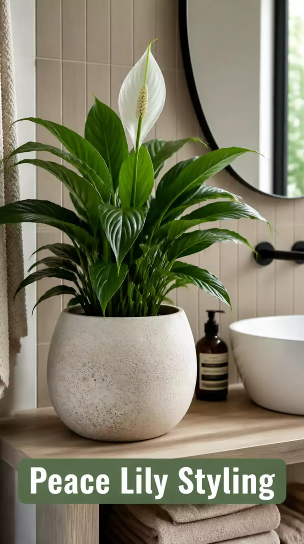 Peace Lily Bathroom Decor Ideas for Serene Spaces