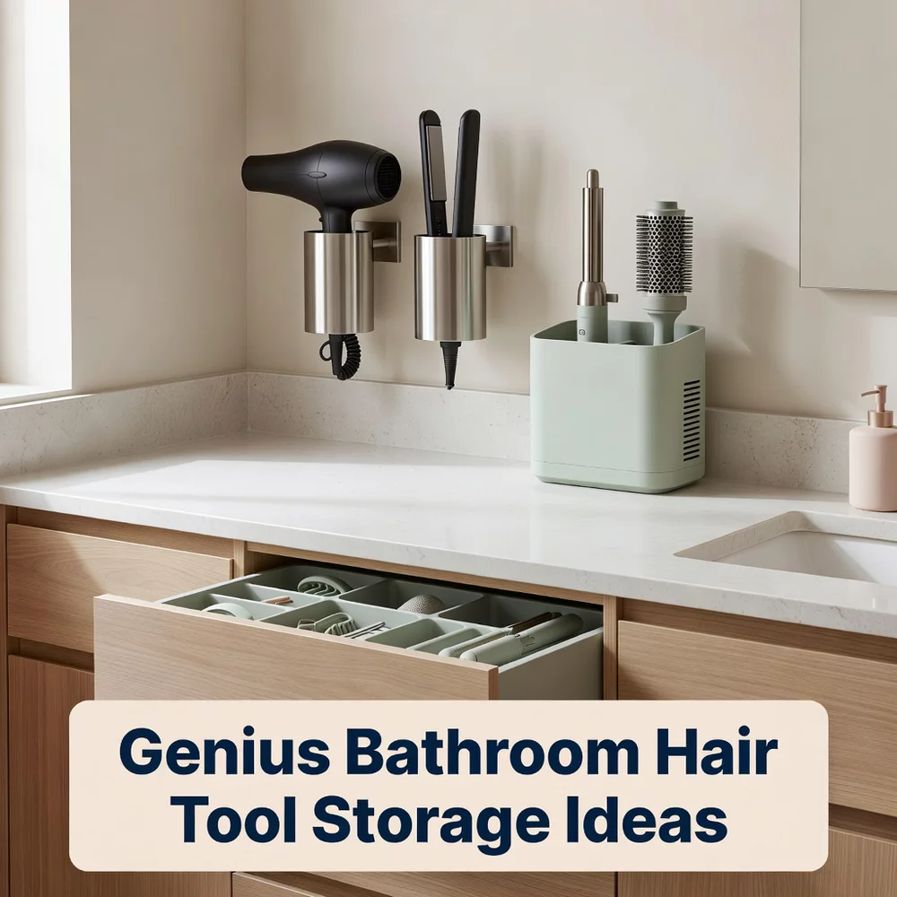 Bathroom Storage Ideas for Tangle-Free Mornings