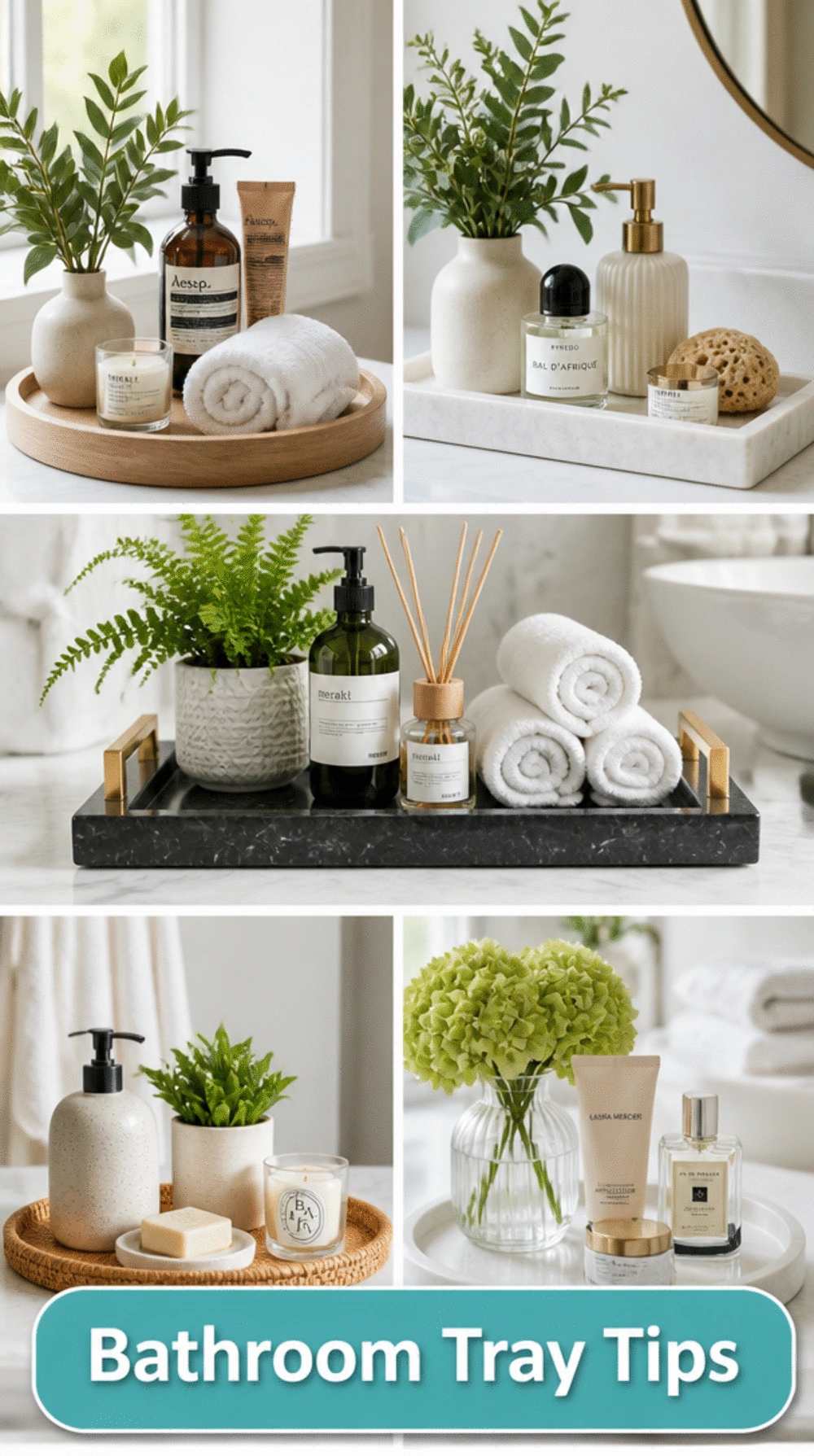 The Bathroom Tray Trick That Makes a Cluttered Counter Look Intentionally Styled