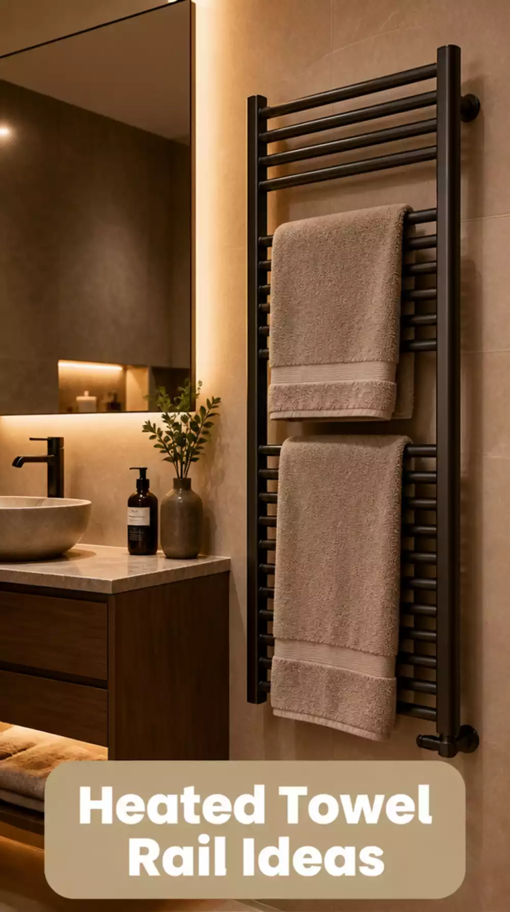 Bathroom Heated Towel Rail That Adds a Luxury Touch During a Remodel