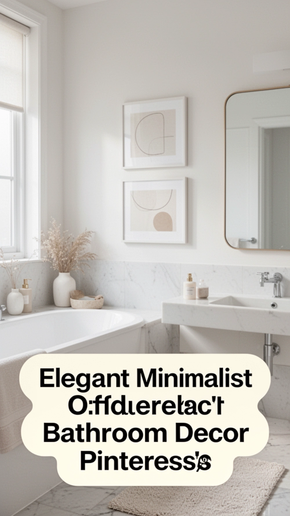Thoughtful Decor Accents for Your Minimalist Bathroom
